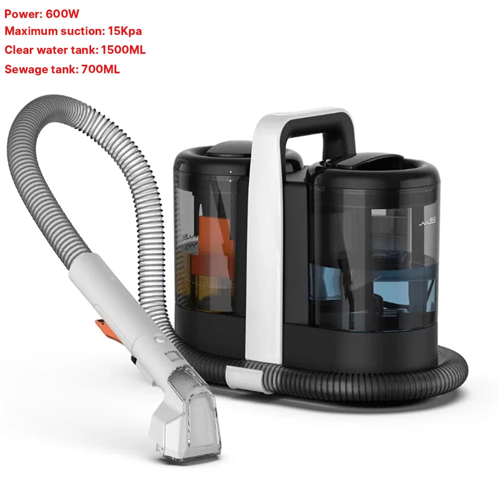 Portable Carpet Cleaner 750W 15KPa Portable Spot Cleaner for Car Sofa Pet Hair, Spray Suction Upholstery Clean Machine
