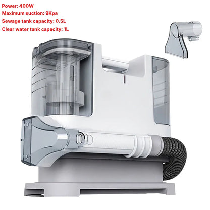 Portable Carpet Cleaner 750W 15KPa Portable Spot Cleaner for Car Sofa Pet Hair, Spray Suction Upholstery Clean Machine
