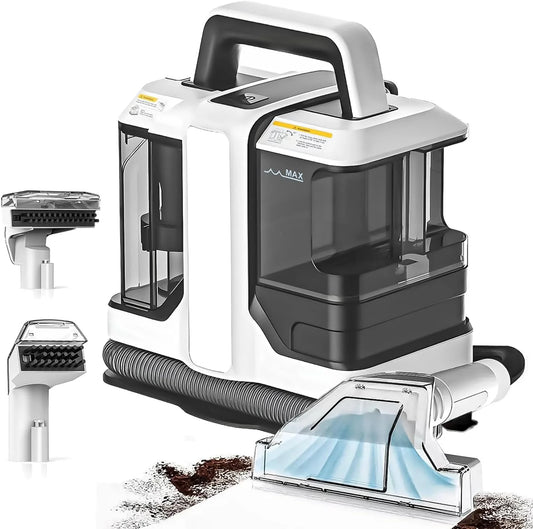 Portable Carpet Cleaner 750W 15KPa Portable Spot Cleaner for Car Sofa Pet Hair, Spray Suction Upholstery Clean Machine